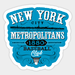 New York Metropolitans Sticker